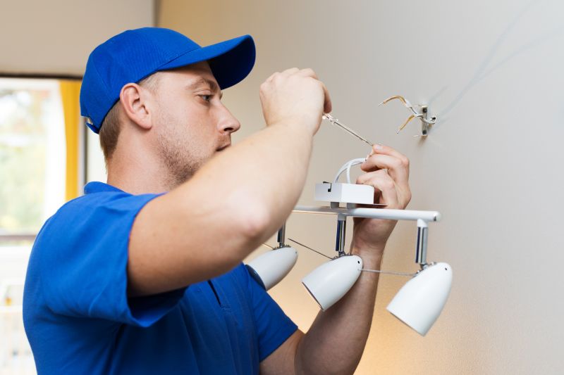 Entryway Lighting Installation in Olathe, KS